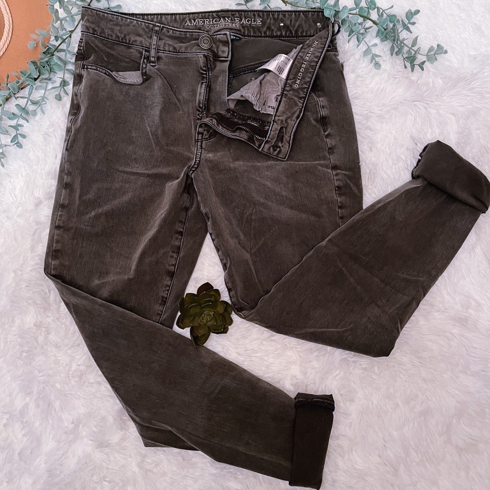 ae high rise jeggings